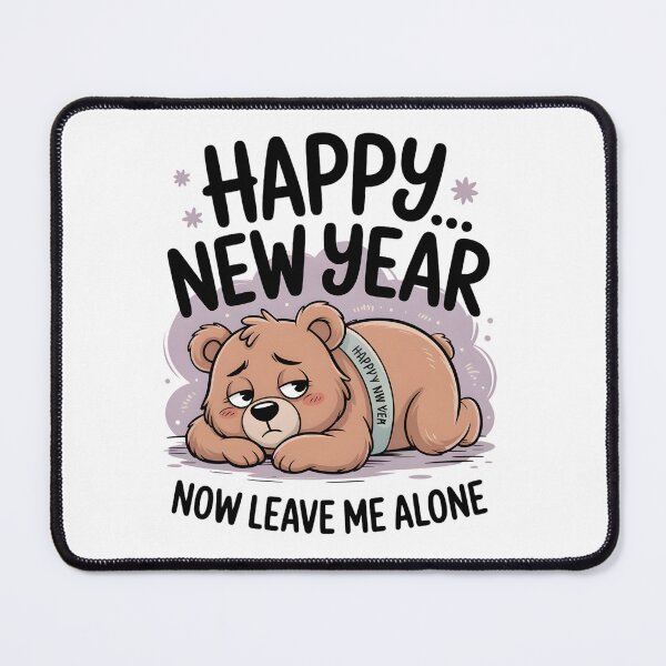 Item preview, Happy New Year Now Leave Me Alone designed and sold by Pawmoods.