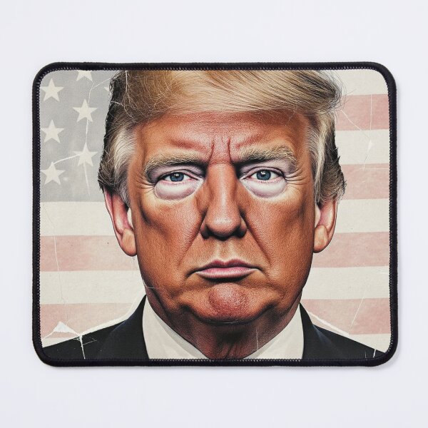 Item preview, Weathered Trump Portrait - Colorful Conflict designed and sold by CleverCulture.