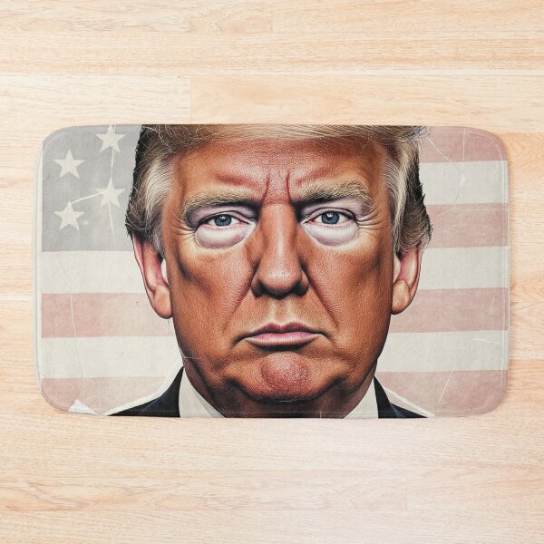Item preview, Weathered Trump Portrait - Colorful Conflict designed and sold by CleverCulture.