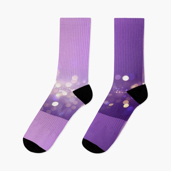 Item preview, Purple dreamy glitter bokeh with soft golden lights designed and sold by SassyArtistry.
