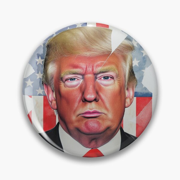 Item preview, Weathered Trump Portrait - Colorful Conflict designed and sold by CleverCulture.