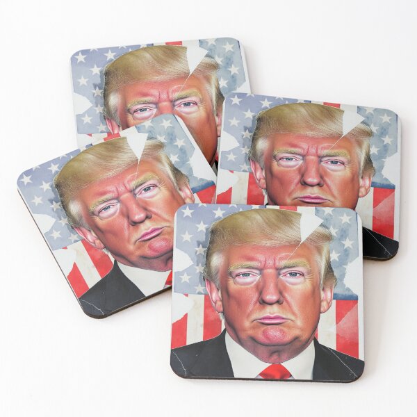 Item preview, Weathered Trump Portrait - Colorful Conflict designed and sold by CleverCulture.