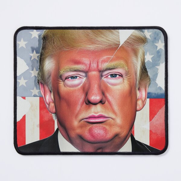 Item preview, Weathered Trump Portrait - Colorful Conflict designed and sold by CleverCulture.