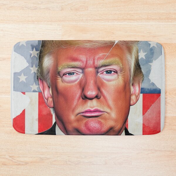 Item preview, Weathered Trump Portrait - Colorful Conflict designed and sold by CleverCulture.