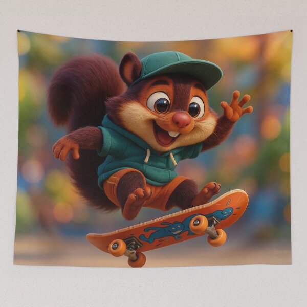 Item preview, Skater Indian Giant Squirrel designed and sold by Sillytoe.