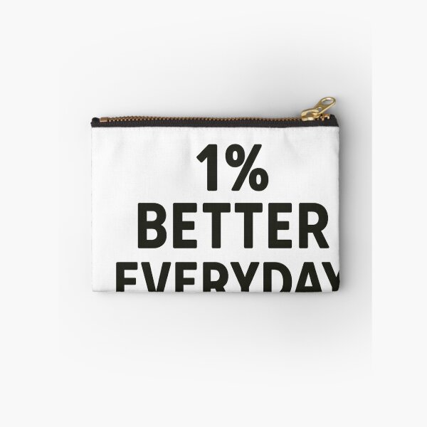 Item preview, 1% Better Everyday – Minimalist Motivation | Self Improvement Quote Design designed and sold by moderntouchadli.
