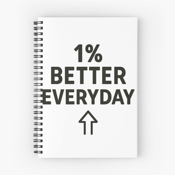 Item preview, 1% Better Everyday – Minimalist Motivation | Self Improvement Quote Design designed and sold by moderntouchadli.