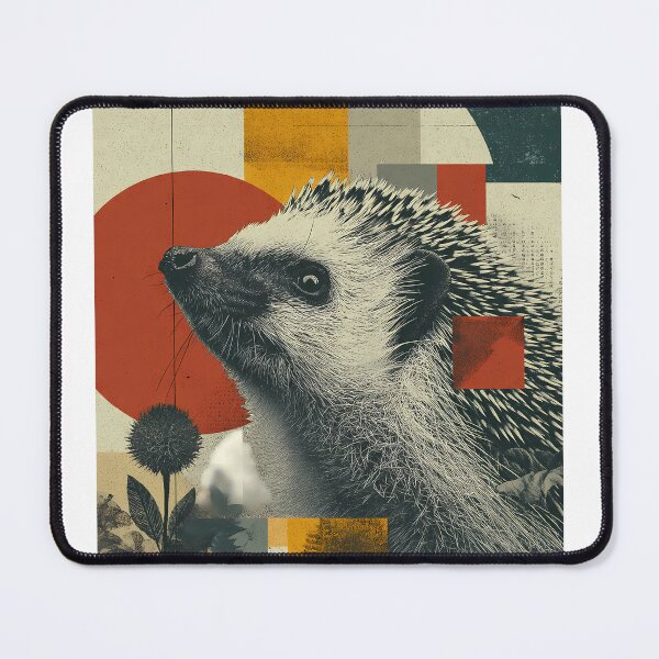 Item preview, Hedgehog as Bauhaus Style Art – Modern Geometric Animal Print, Minimal Abstract Pet Poster, Contemporary Bauhaus Decor designed and sold by OzzFrequency.