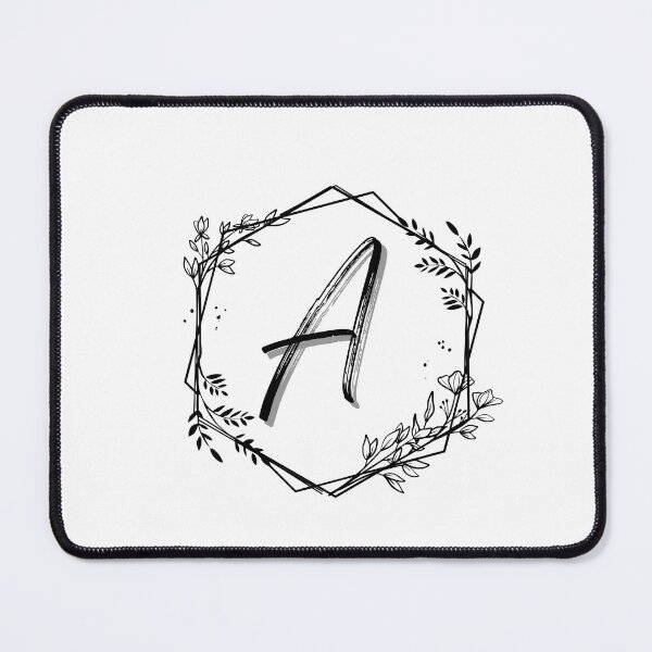 Item preview, Single Letter Monogram Design A - be proud of your name, mark your stuff with a letter designed and sold by digitalbitcraft.