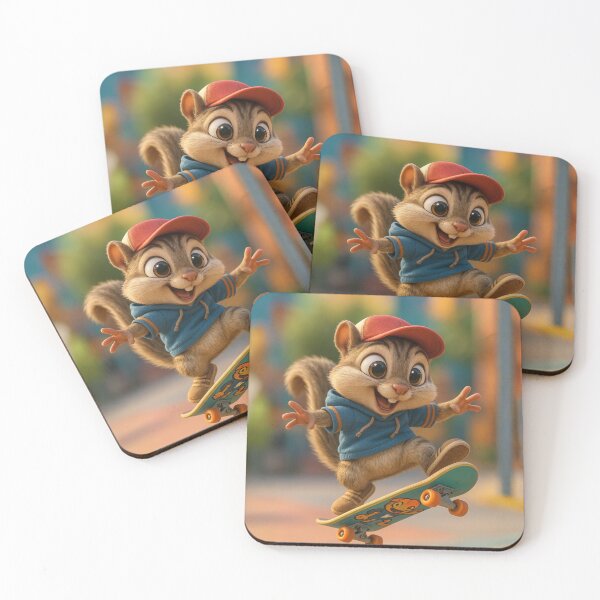 Item preview, Skater Indian Palm Squirrel designed and sold by Sillytoe.