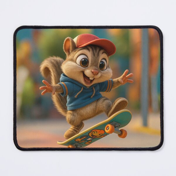 Item preview, Skater Indian Palm Squirrel designed and sold by Sillytoe.