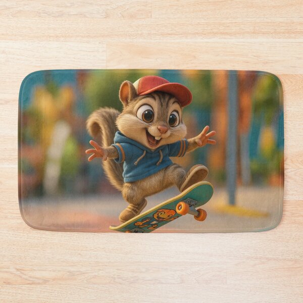 Item preview, Skater Indian Palm Squirrel designed and sold by Sillytoe.