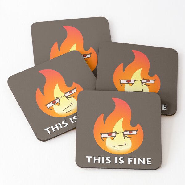 Item preview, THIS IS FINE designed and sold by Indepp.