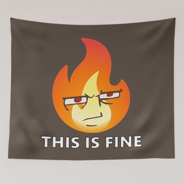 Item preview, THIS IS FINE designed and sold by Indepp.