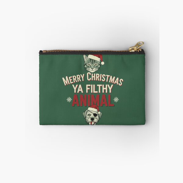 Item preview, Merry Christmas Ya Filthy Animal – Home Alone Cat Dog designed and sold by PunchDrop.