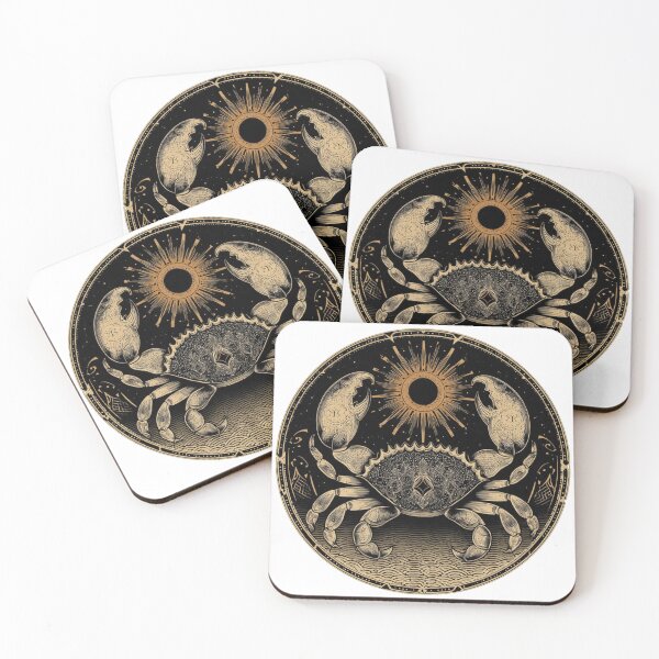 Item preview, Cancer Zodiac Crab – Celestial Gold Design designed and sold by Anacond.