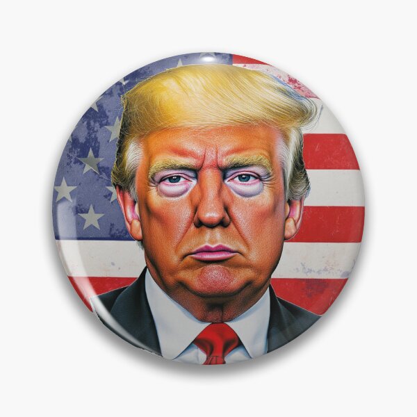 Item preview, Weathered Trump Portrait - Colorful Conflict designed and sold by CleverCulture.