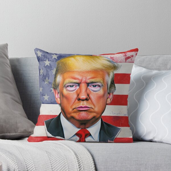Item preview, Weathered Trump Portrait - Colorful Conflict designed and sold by CleverCulture.