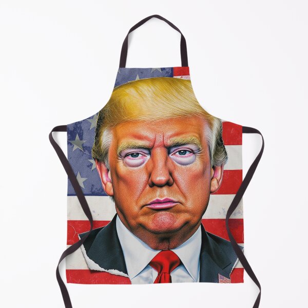 Item preview, Weathered Trump Portrait - Colorful Conflict designed and sold by CleverCulture.