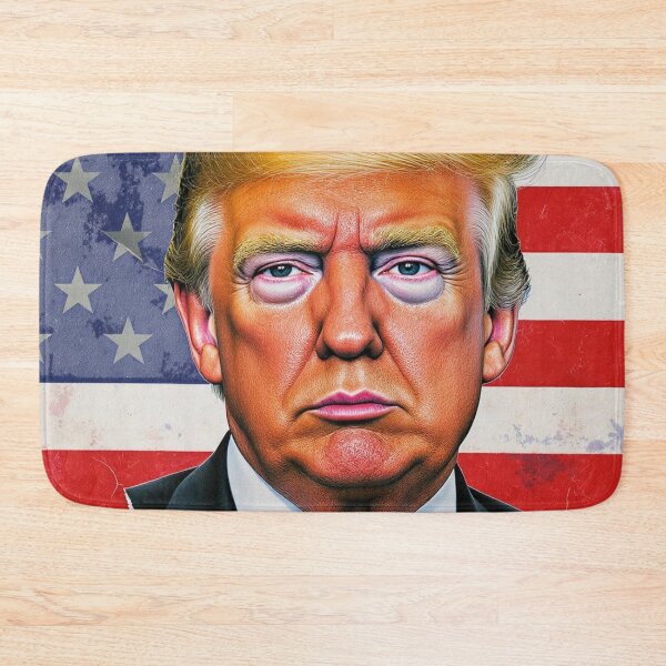 Item preview, Weathered Trump Portrait - Colorful Conflict designed and sold by CleverCulture.