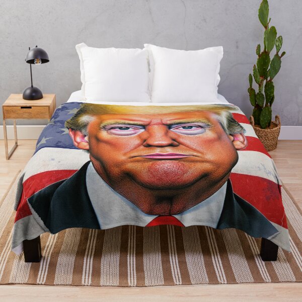 Item preview, Weathered Trump Portrait - Colorful Conflict designed and sold by CleverCulture.