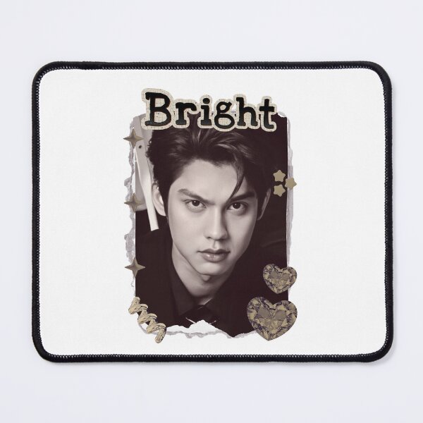 Item preview, Bright (Vachirawit Chivaaree) Thailand Actor Thai drama Entertainment Scrapbook Collage Cozy Y2K Vintage Design designed and sold by HELL0WBELLO.