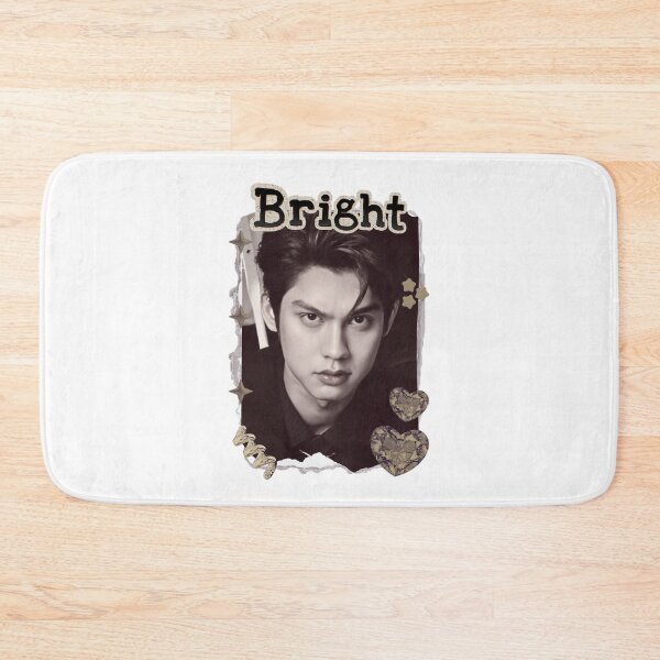 Item preview, Bright (Vachirawit Chivaaree) Thailand Actor  Thai drama Entertainment Scrapbook Collage Cozy Y2K Vintage Design designed and sold by HELL0WBELLO.