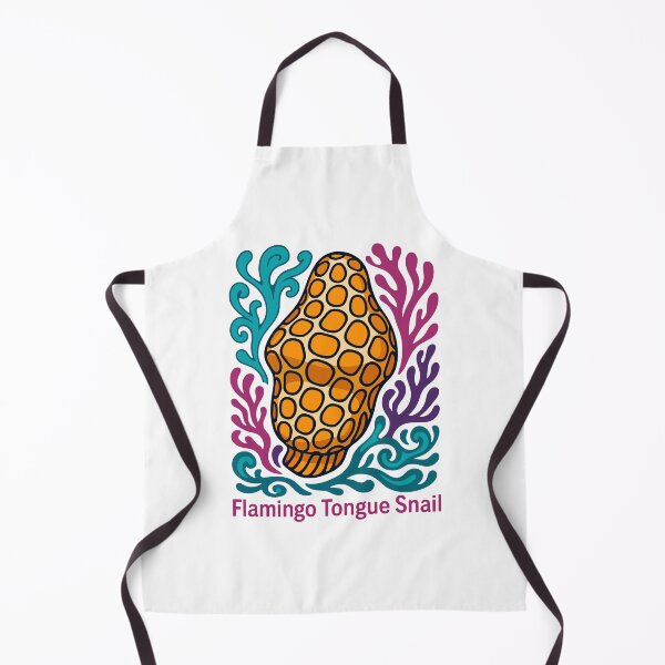 Item preview, Flamingo Tongue Snail Colorful Marine Illustration designed and sold by WildlifeInc.