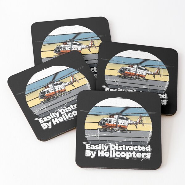 Item preview, Easily Distracted By Helicopters Over Snowy Mountain Peaks designed and sold by SkeletonsDanger.
