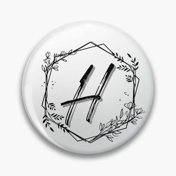 Item preview, Single Letter Monogram Design H - be proud of your name, mark your stuff with a letter designed and sold by digitalbitcraft.