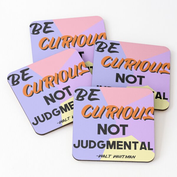 Item preview, Be Curious Walt Whitman Quote designed and sold by areda.