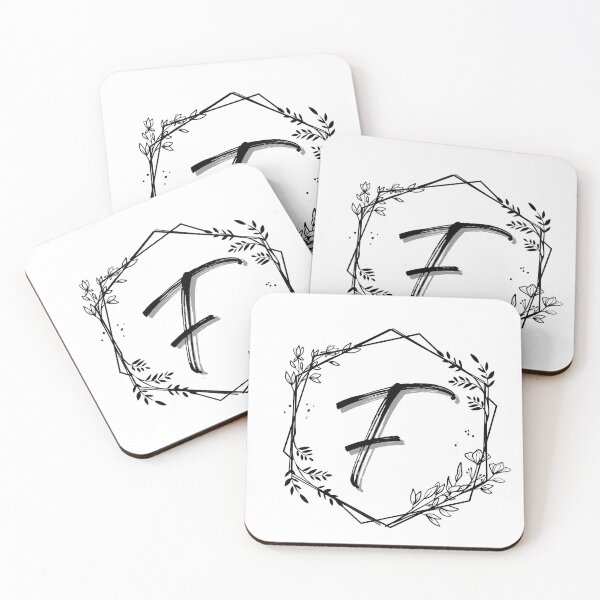Item preview, Single Letter Monogram Design F - be proud of your name, mark your stuff with a letter designed and sold by digitalbitcraft.