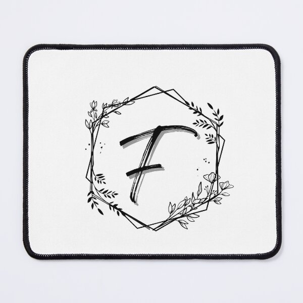 Item preview, Single Letter Monogram Design F - be proud of your name, mark your stuff with a letter designed and sold by digitalbitcraft.
