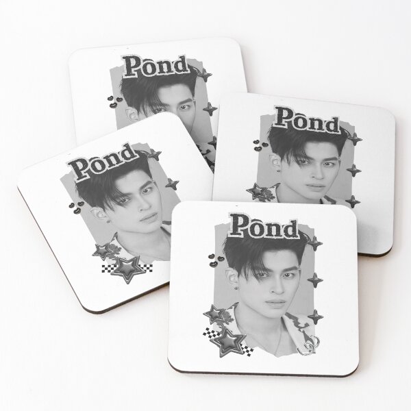 Item preview, Pond (Naravit Lertratkosum) Thailand Actor  Thai drama Entertainment members Black and White Collage Digital Art Portrait designed and sold by AJUNICE STUDIO.