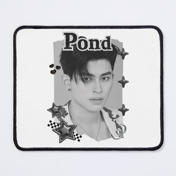 Item preview, Pond (Naravit Lertratkosum) Thailand Actor Thai drama Entertainment members Black and White Collage Digital Art Portrait designed and sold by AJUNICE STUDIO.