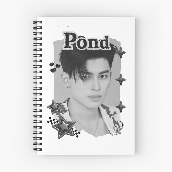 Item preview, Pond (Naravit Lertratkosum) Thailand Actor  Thai drama Entertainment members Black and White Collage Digital Art Portrait designed and sold by AJUNICE STUDIO.
