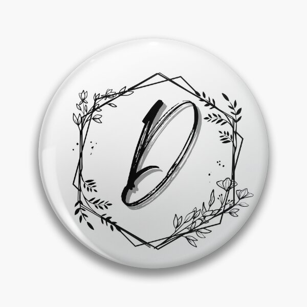 Item preview, Single Letter Monogram Design D - be proud of your name, mark your stuff with a letter designed and sold by digitalbitcraft.