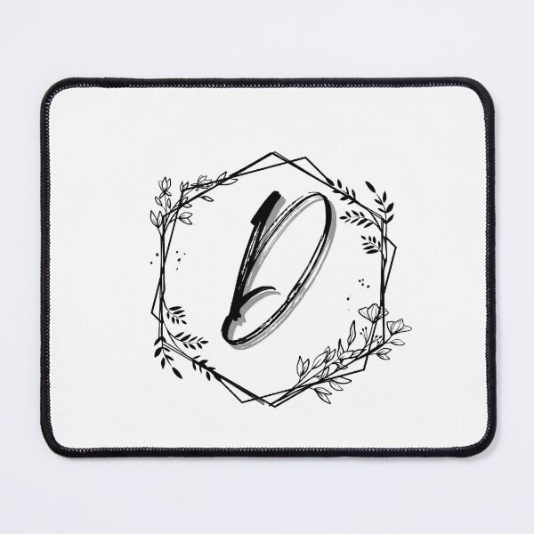Item preview, Single Letter Monogram Design D - be proud of your name, mark your stuff with a letter designed and sold by digitalbitcraft.