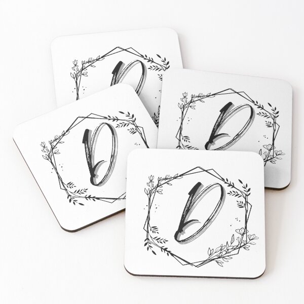 Item preview, Single Letter Monogram Design D - be proud of your name, mark your stuff with a letter designed and sold by digitalbitcraft.