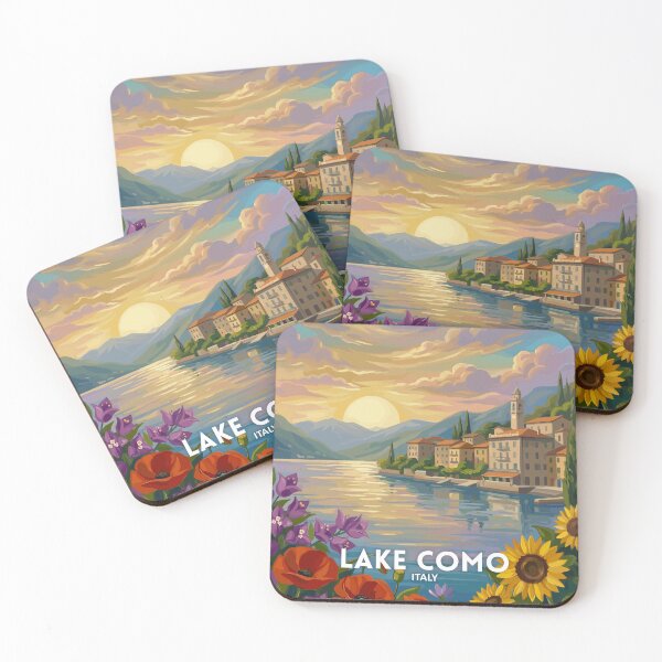Item preview, Lake Como Italy - Travel art designed and sold by Marciolini.