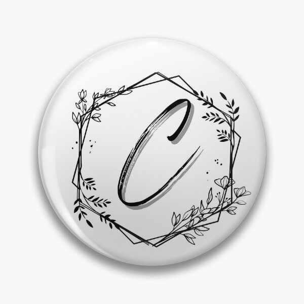 Item preview, Single Letter Monogram Design C - be proud of your name, mark your stuff with a letter designed and sold by digitalbitcraft.