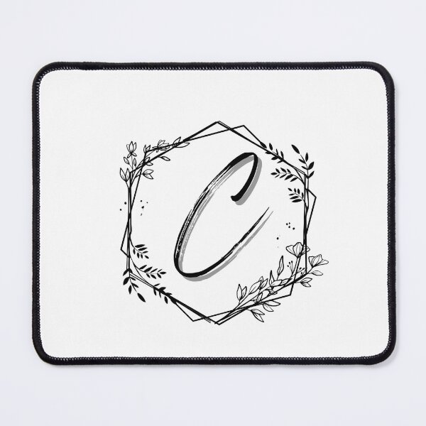 Item preview, Single Letter Monogram Design C - be proud of your name, mark your stuff with a letter designed and sold by digitalbitcraft.