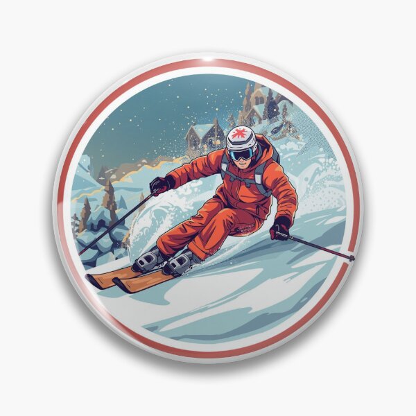 Item preview, Winter Sports Games Arena Ski Competition Sticker designed and sold by colorleafz.