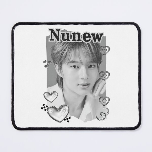 Item preview, Nunew (Chawarin Perdpiriyawong) Thailand Actor Thai drama Entertainment members Black and White Collage Digital Art Portrait designed and sold by AJUNICE STUDIO.