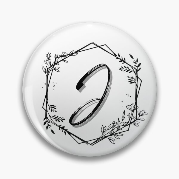 Item preview, Single Letter Monogram Design J - be proud of your name, mark your stuff with a letter designed and sold by digitalbitcraft.