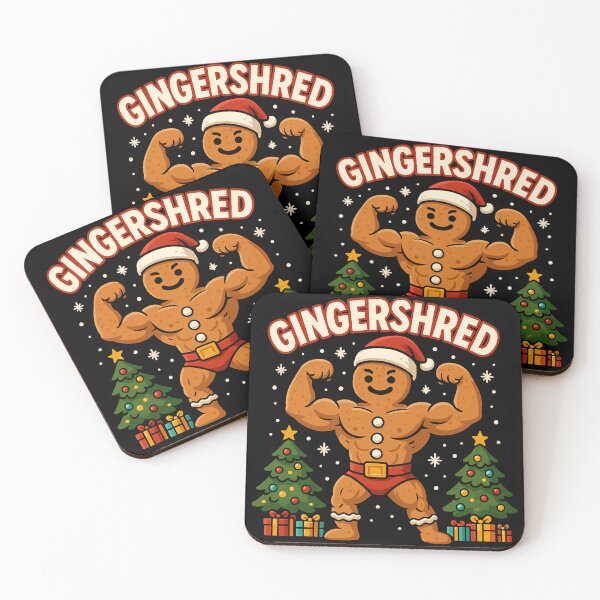 Item preview, Gingershred Christmas - Gym Bodybuilding Gingerbread Funny designed and sold by ZBIFBOUETLA.