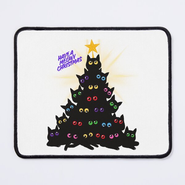 Item preview, Have a Meowy Christmas. designed and sold by Dinasshop.