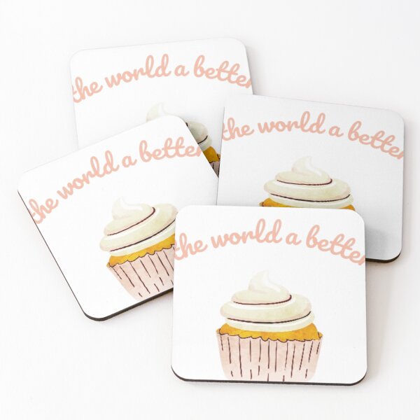 Item preview, Bake the World a Better place Cupcake designed and sold by NovaThreadsStore.