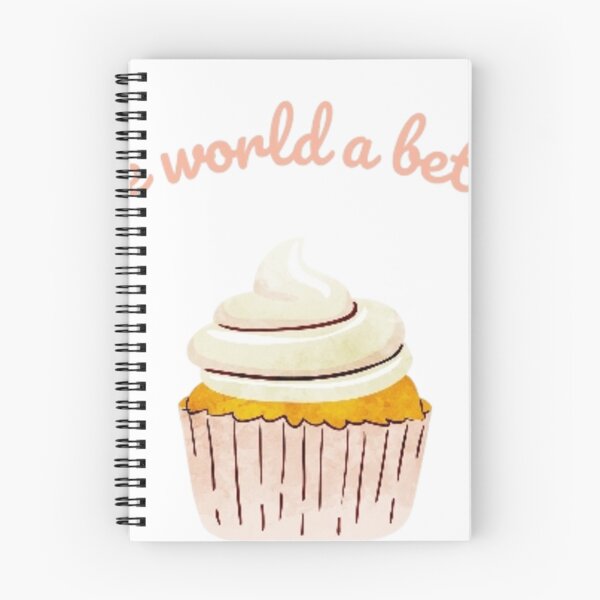 Item preview, Bake the World a Better place Cupcake designed and sold by NovaThreadsStore.