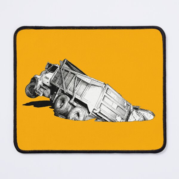 Item preview, Dump Truck Stuck in a Pothole designed and sold by Naux | Design & Illustration.